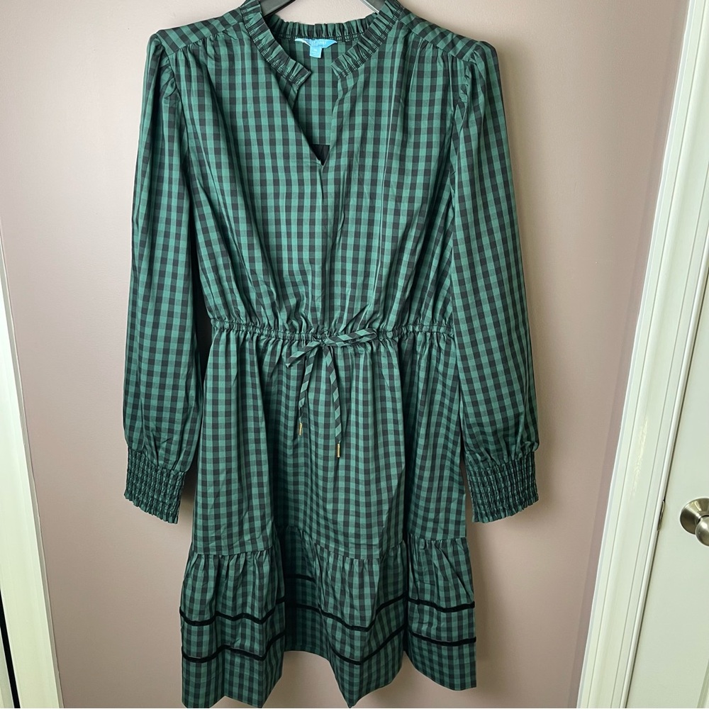 Draper James Green Checkered Dress - Picture 4 of 11